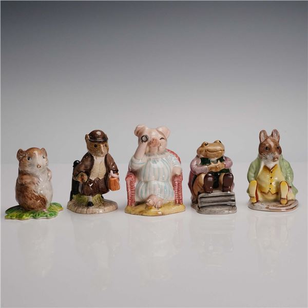 5pc Beswick Beatrix Potter Porcelain Figurines