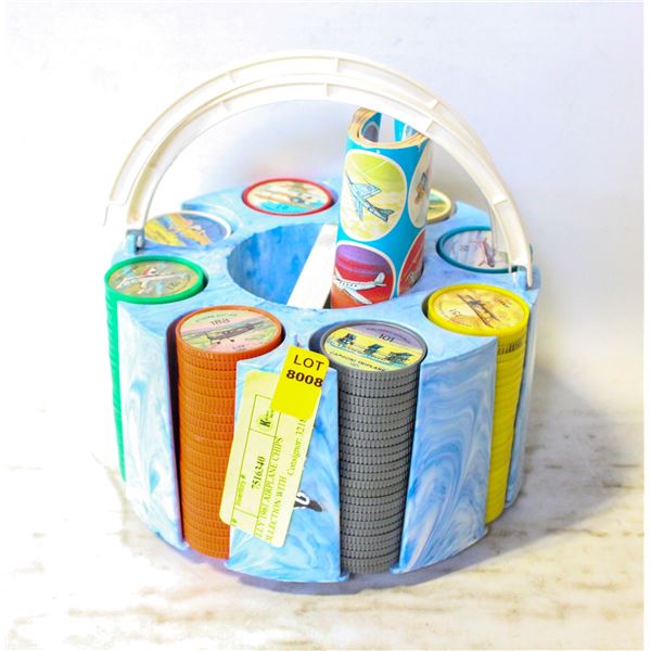 JELLY 1961 AIRPLANE CHIPS COLLECTION WITH