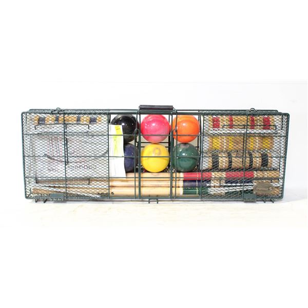 CROQUET 6 PLAYER SET WITH CASE BY