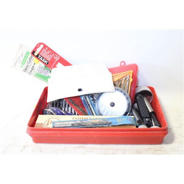 SHAROENING STONE + VARIETY OF DRILL BITS