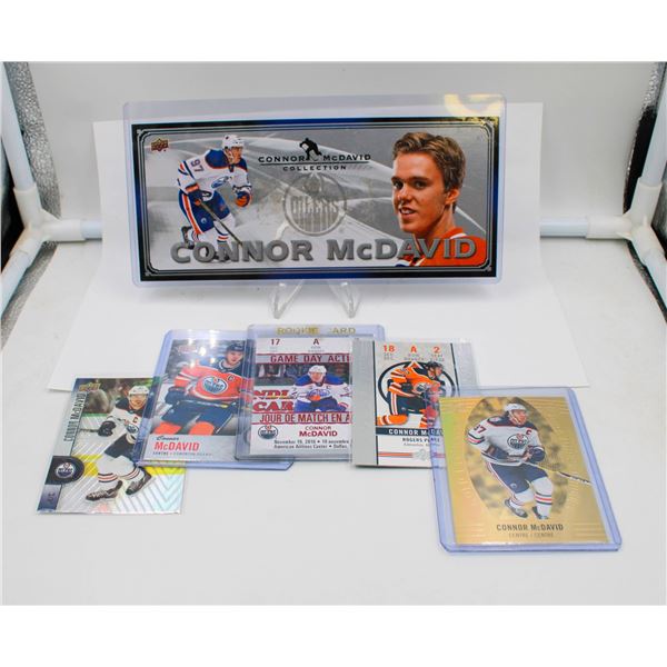 6 ASSORTED CONNOR MCDAVID CARDS