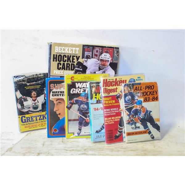 7 ASSORTED NHL BOOKS