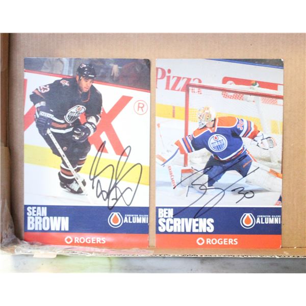 AUTOGRAPHED BEN SCRIVENS AND SEAN BROWN