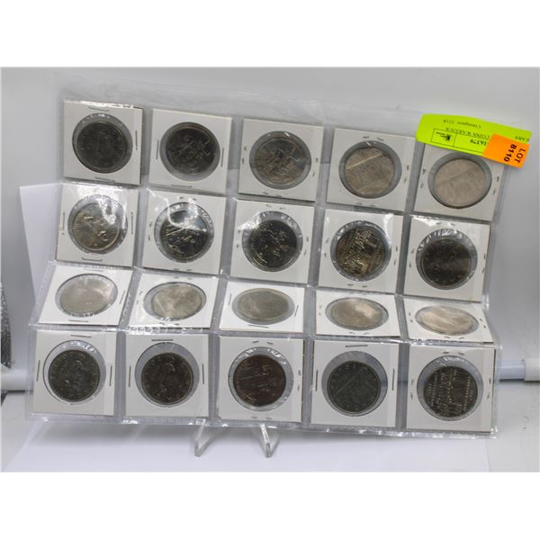 20X $1 COINS VARIOUS YEARS - NONE ARE SILVER