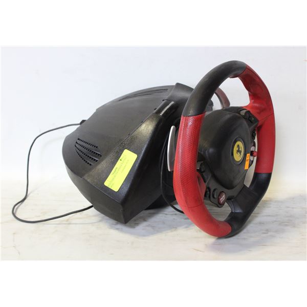 XBOX FERRARI 458 SPIDER RACING WHEEL