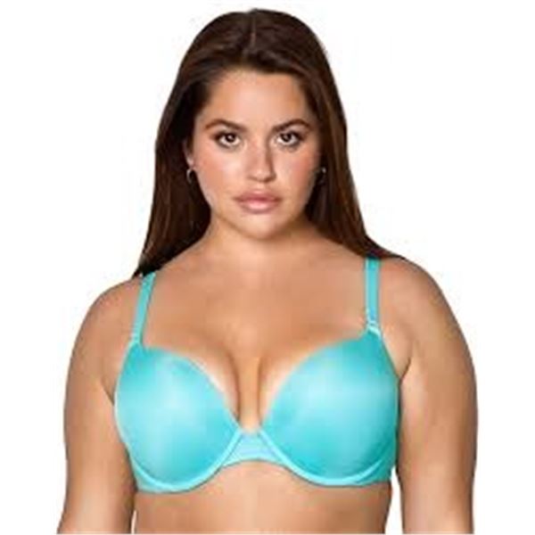 NEW SMART & SEXY WOMENS PERFECT PUSH-UP BRA AQUA