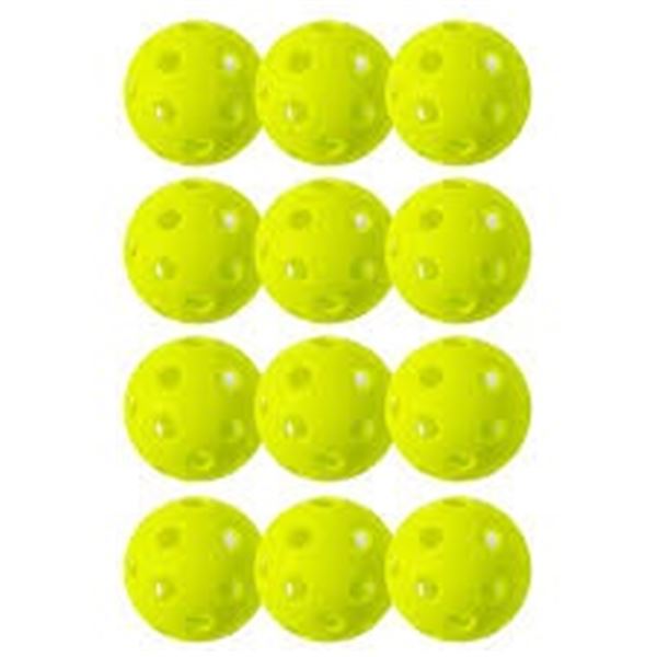 NEW 12 PACK FRANKLIN PICKLEBALLS LIME GREEN