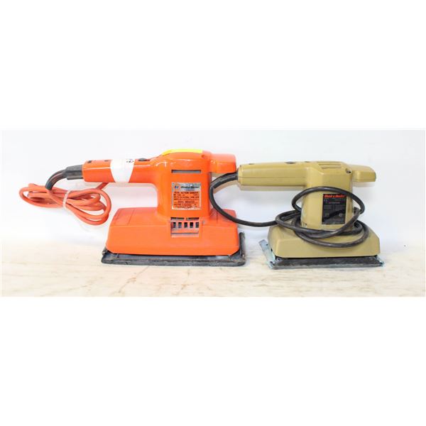 2-SANDERS - BLACK/DECKER - 110V