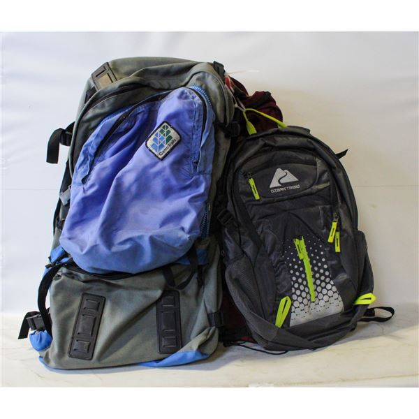 LOT 3 BACKPACKS