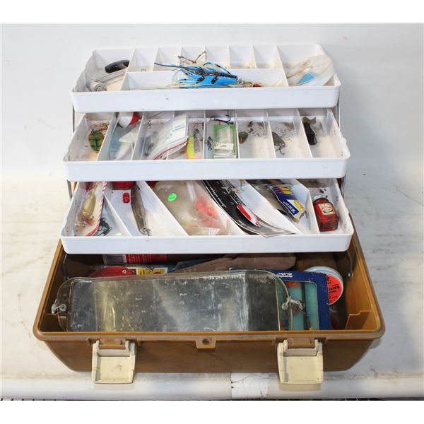 FISHING TACKLE BOX LOADED WITH GOODIES