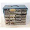 Image 1 : METAL 24 DRAWER BOLT BIN FULL OF GOODIES
