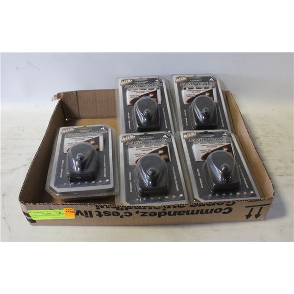 LOT OF 5 EVIL EYES CAR LED LIGHTS