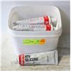 Image 1 : RTV BLACK SILICONE - 10 TUBES - 85 GM/3OZ EACH