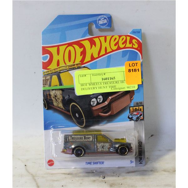 HOT WHEELS TREASURE HUNT DELIVERY HUNT TIME