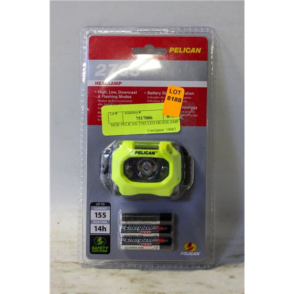 NEW PELICAN 2765 LED HEADLAMP