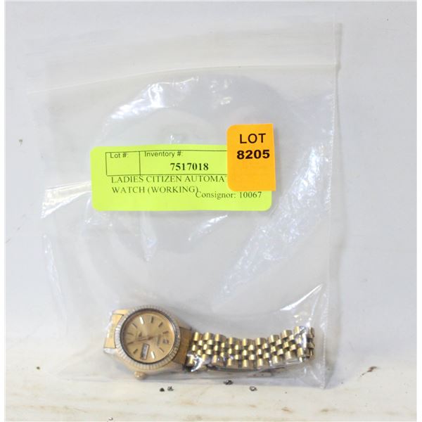 LADIES CITIZEN AUTOMATIC WATCH (WORKING)