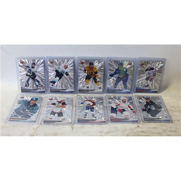 10 OUTBURST 2024/25 SERIES 2 NHL CARDS IN TOP