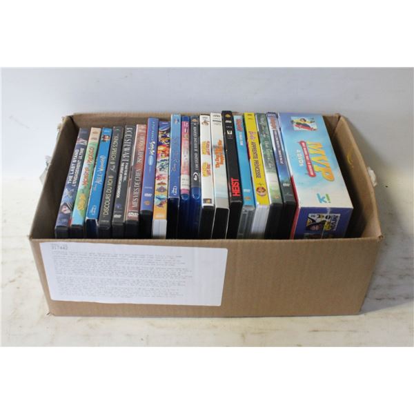 LOT OF CHILDREN'S DVD'S AND BLUE RAY