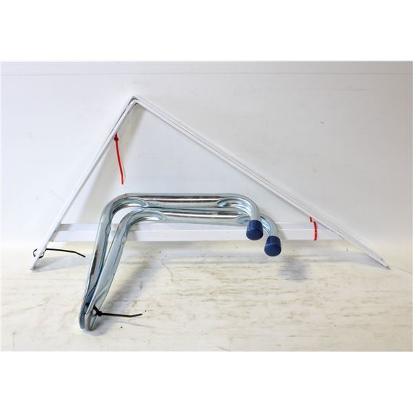 2 XL STEEL SHELF BRACKETS & LADDER HOOKS