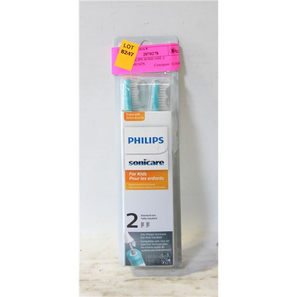 NEW PHILIPS SONICARE 2 BRUSHHEADS