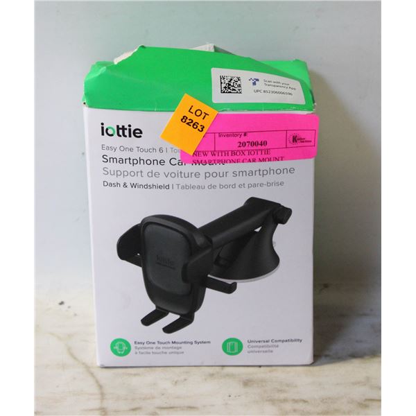 NEW WITH BOX IOTTIE SMARTPHONE CAR MOUNT