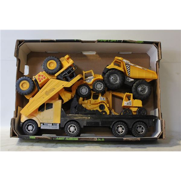 LARGE LOT OF HEAVY CONSTRUCTION MACHINE TOYS