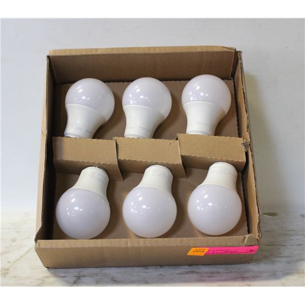 NEW WITH BOX AMAZON BASICS 6 40W SOFT WHITE BULBS