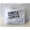 Image 1 : NEW SIMPLE PROJECTION SCREEN 80"