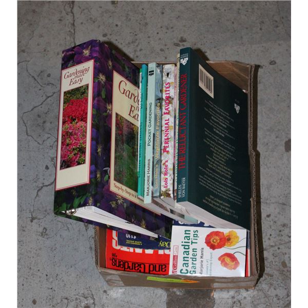 MULTIPLE GARDENING & PLANT BOOKS & MAGAZINES