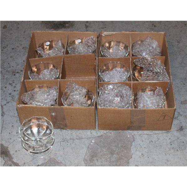 NEW 12 PCS DAMARA HAND MADE STAMPED 4" GLASS