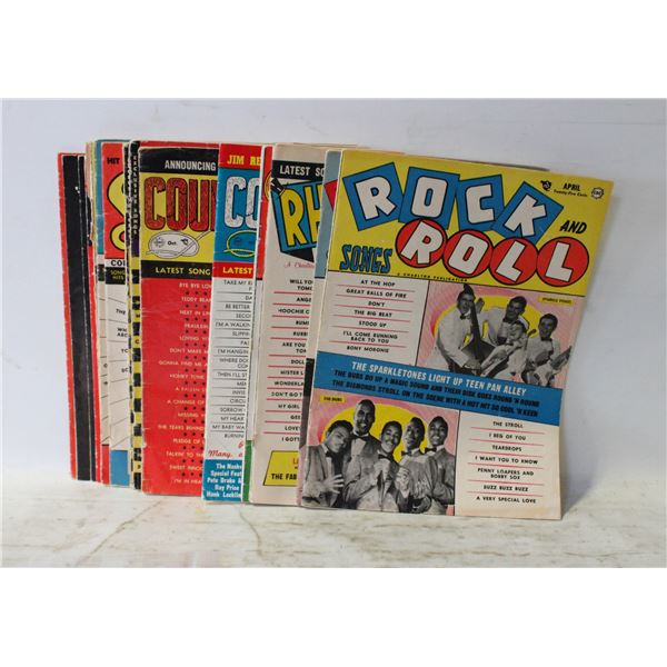 11 MAGAZINES FROM 1950S ROCK, COUNTRY & MORE