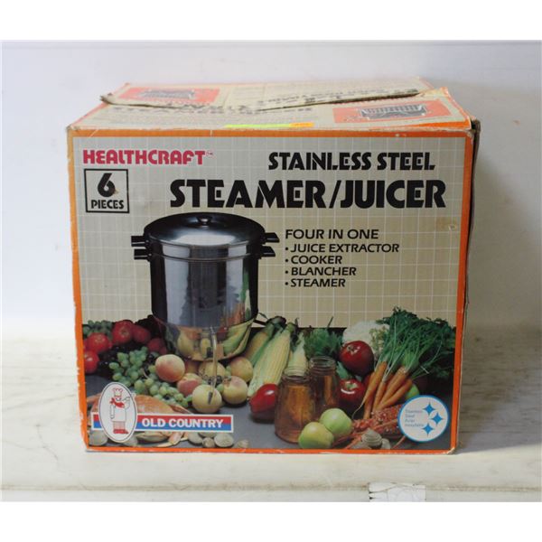 STAINLESS STEEL STEAMER/JUICER