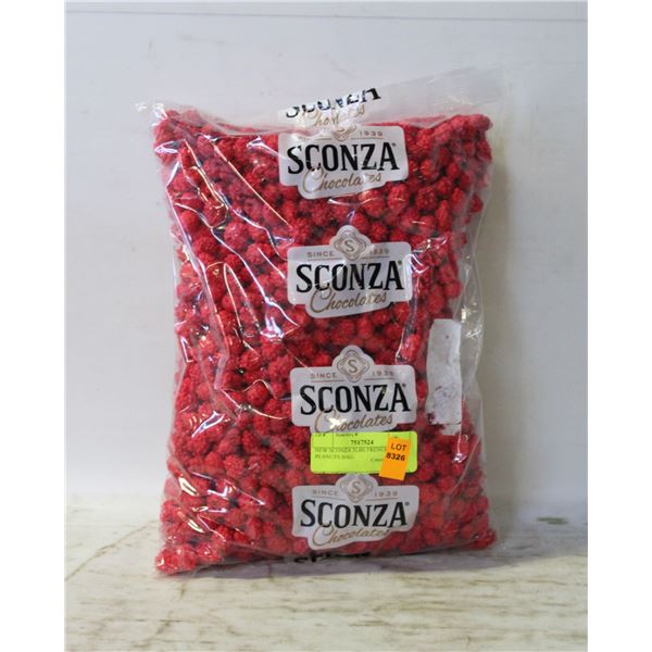 NEW SCONZA 5LBS FRENCH BURNT PEANUTS BAG