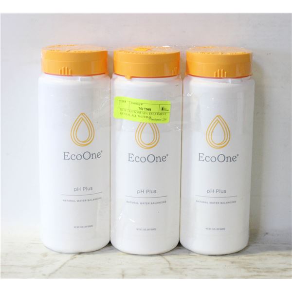 NEW 3 ECO ONE SPA TREATMENT GENTAL ALL NATURAL