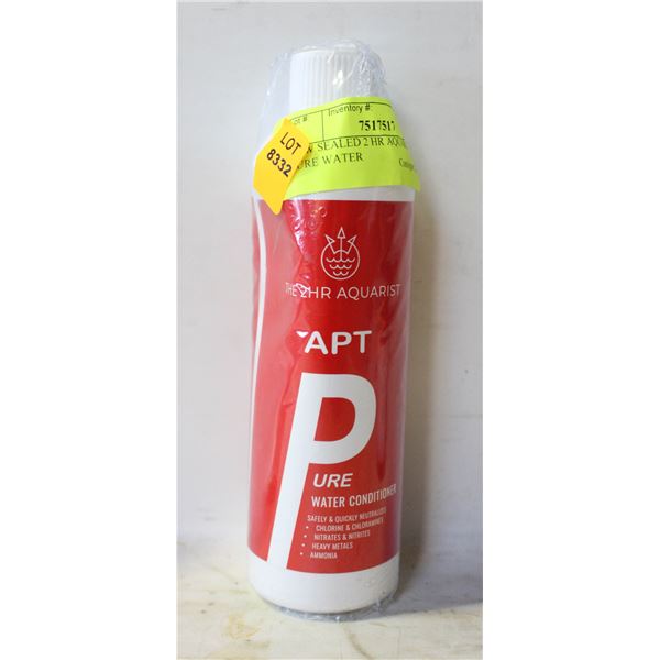 NEW SEALED 2 HR AQUARIST APT PURE WATER