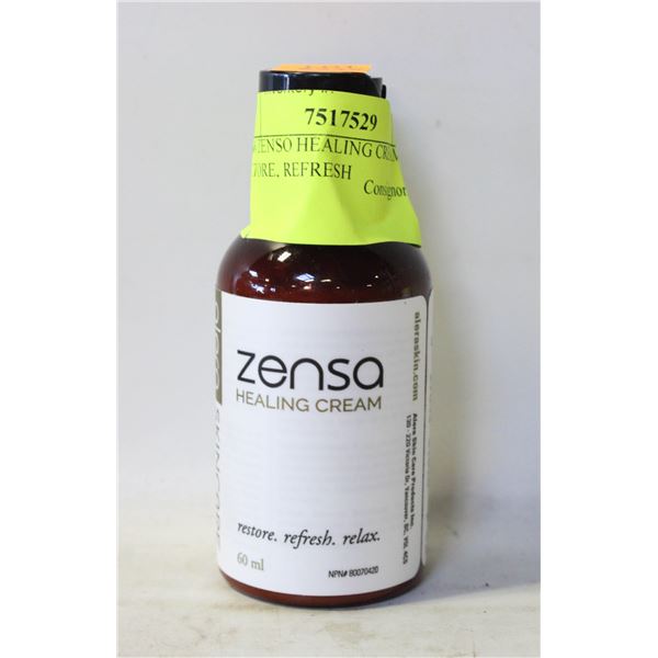 NEW ZENSO HEALING CREAM 60ML RESTORE, REFRESH