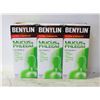 Image 1 : NEW 3 SEALED BOTTLES BENYLINE COLD SYRUP