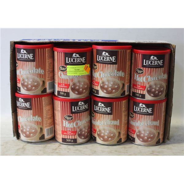 NEW 8 HOT CHOCOLATE 500G NESTIE LUCERINE