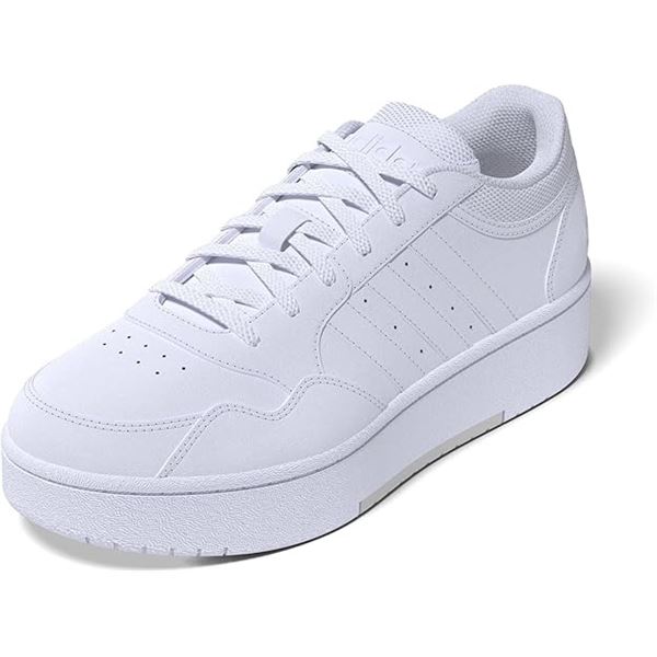 PAIR OF NEW ADIDAS HOOPS 3.0 BOLD WHITE US SZ 5