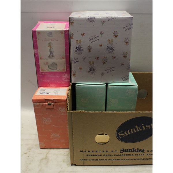 5 PRECIOUS MOMENTS IN BOXES