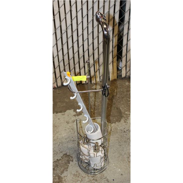 LOT BATHROOM ACCESSORIES-METAL STANDUP
