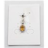 Image 1 : #57-NATURAL YELLOW CITRINE & CZ PENDANT