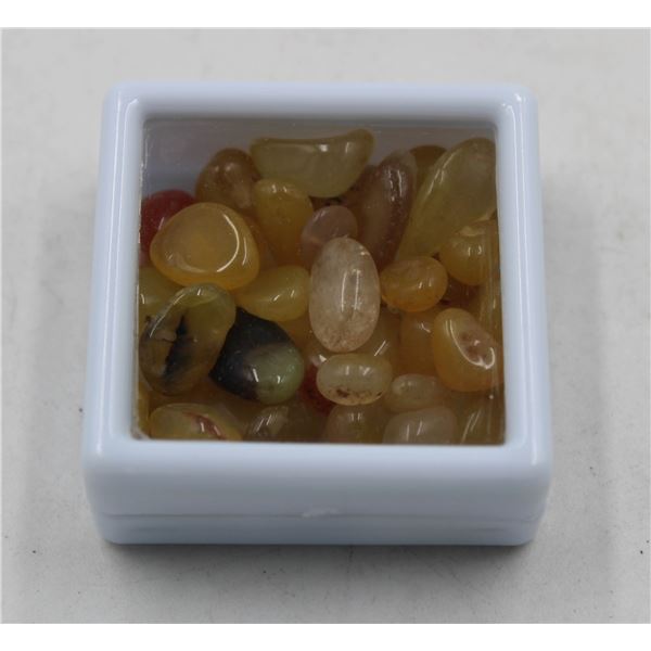 #68-NATURAL YELLOW AGATE ROUGHT 100.00CT