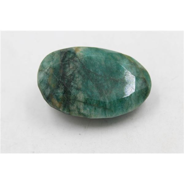 #76-NATURAL GREEN EMERALD GEMSTONE 144.5 CT