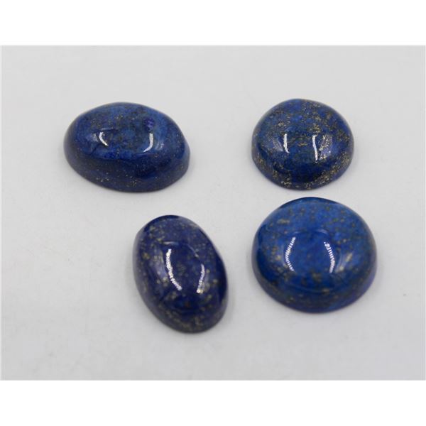 #104-NATURAL BLUE LAPIZ LAZULI GEMSTONES 124.10CT