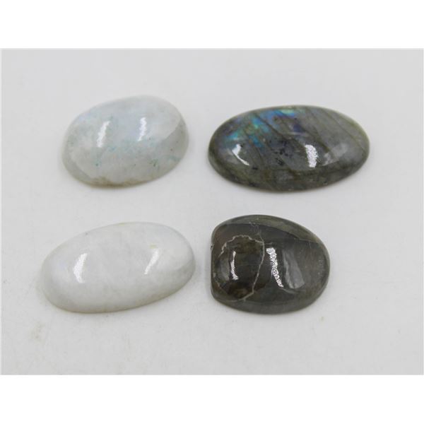 #109-NATURAL MOONSTONES & LABRADORITE 105.95 CT