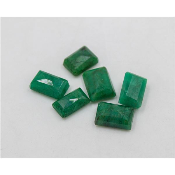 #209-NATURAL GREEN EMERLAD GEMSTONES 41.50CT