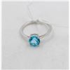 Image 1 : #156-NATURAL SKY BLUE TOPAZ RING SIZE 7.75
