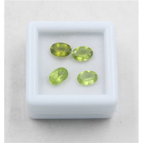 #210-NATURAL GREEN PERIDOT GEMSTONES 3.00CT