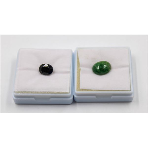 #33- SAPPHIRE4.60CT ,TSAVORITE GARNET TANZANITE